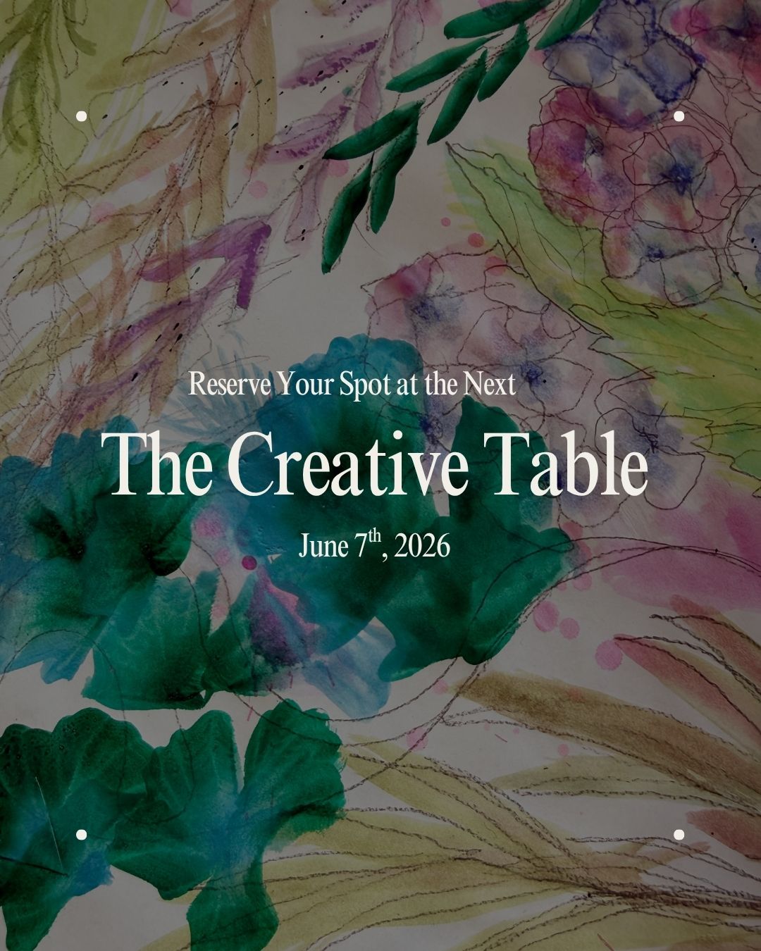 Seat at The Creative Table