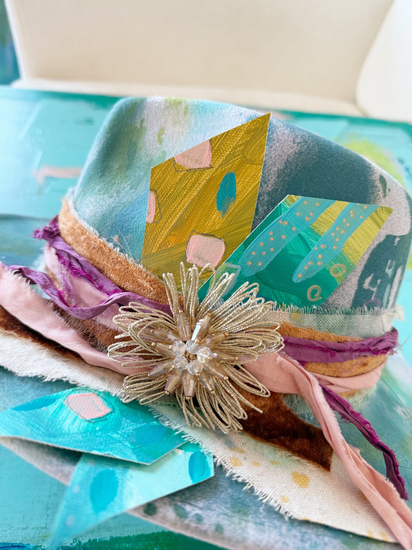 Hand Painted Hat No. 3