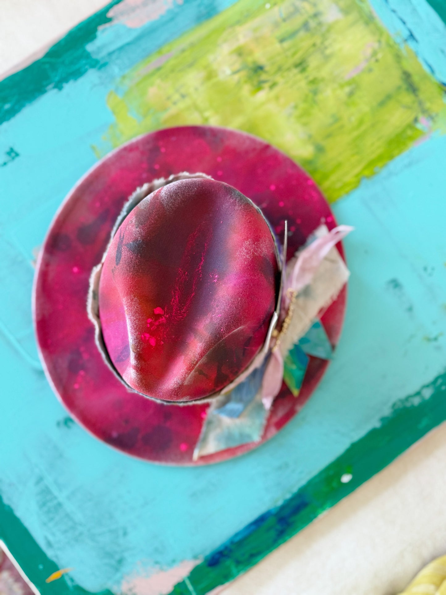 Hand Painted Hat No. 4