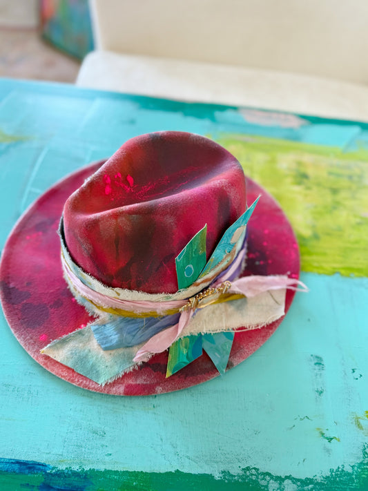 Hand Painted Hat No. 4