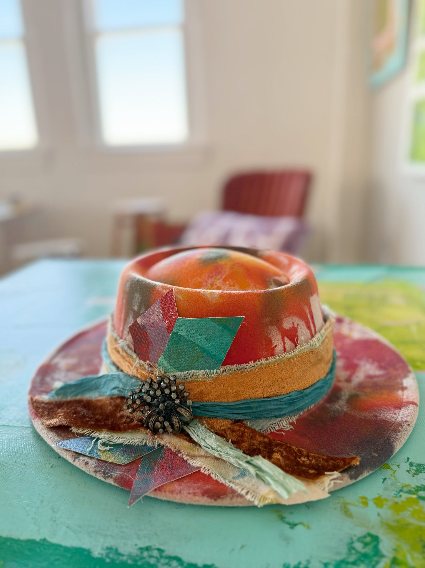 Hand Painted Hat No. 2