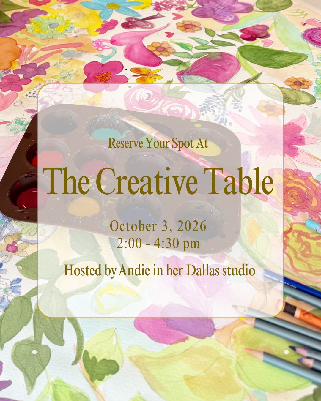 Seat at The Creative Table October